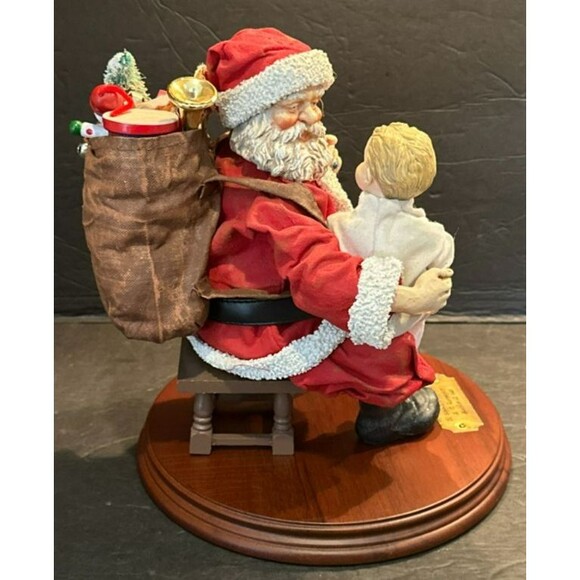 Clothtique Possible Dreams Saturday Evening Post JC Leyendecker Santa w/ Box - Picture 7 of 14